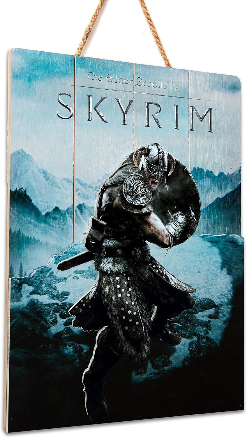 Doctor Collector DCSKY02 Skyrim Aereal Woodarts 3D-Limited Edition,16 x 12 inches, blue, 50L x 24W cm - Image 5