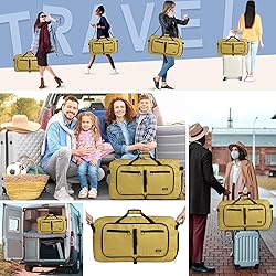 Fmeida 65L Duffle Bag with Shoes