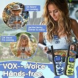 QUOLIX Rechargeable Walkie Talkies Kids 3KM Long Range 2 Way Radio VOX Torch view 6