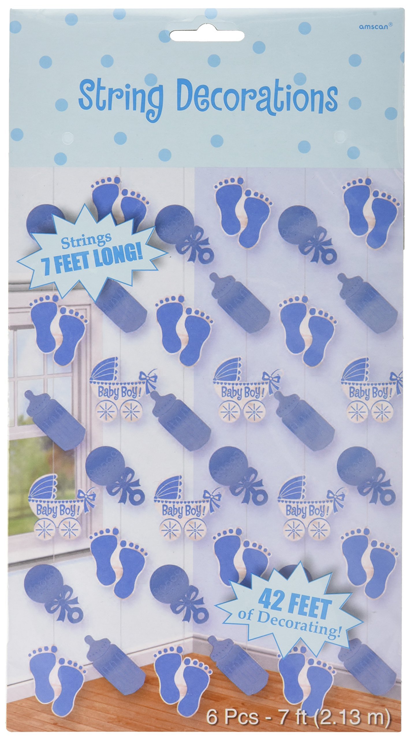 Amscan 679658 Dec String:Baby Boy