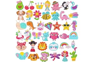EAPHANT 6500+ Diamonds Art Kits for Kids 44 Designs Diamond Stickers Arts and Crafts Painting for Kids Ages 4-8 8-12