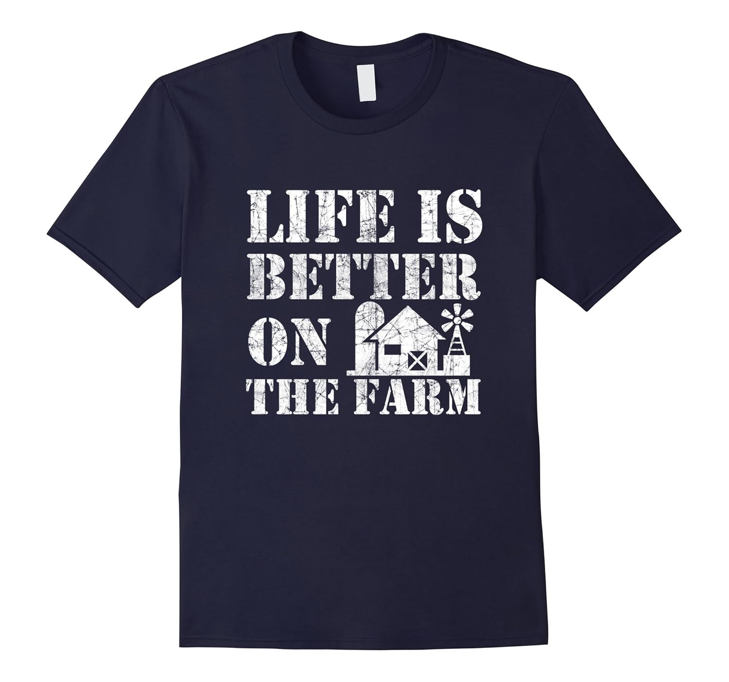 Funny life is better on the farm Vintage t shirts Gift-ANZ