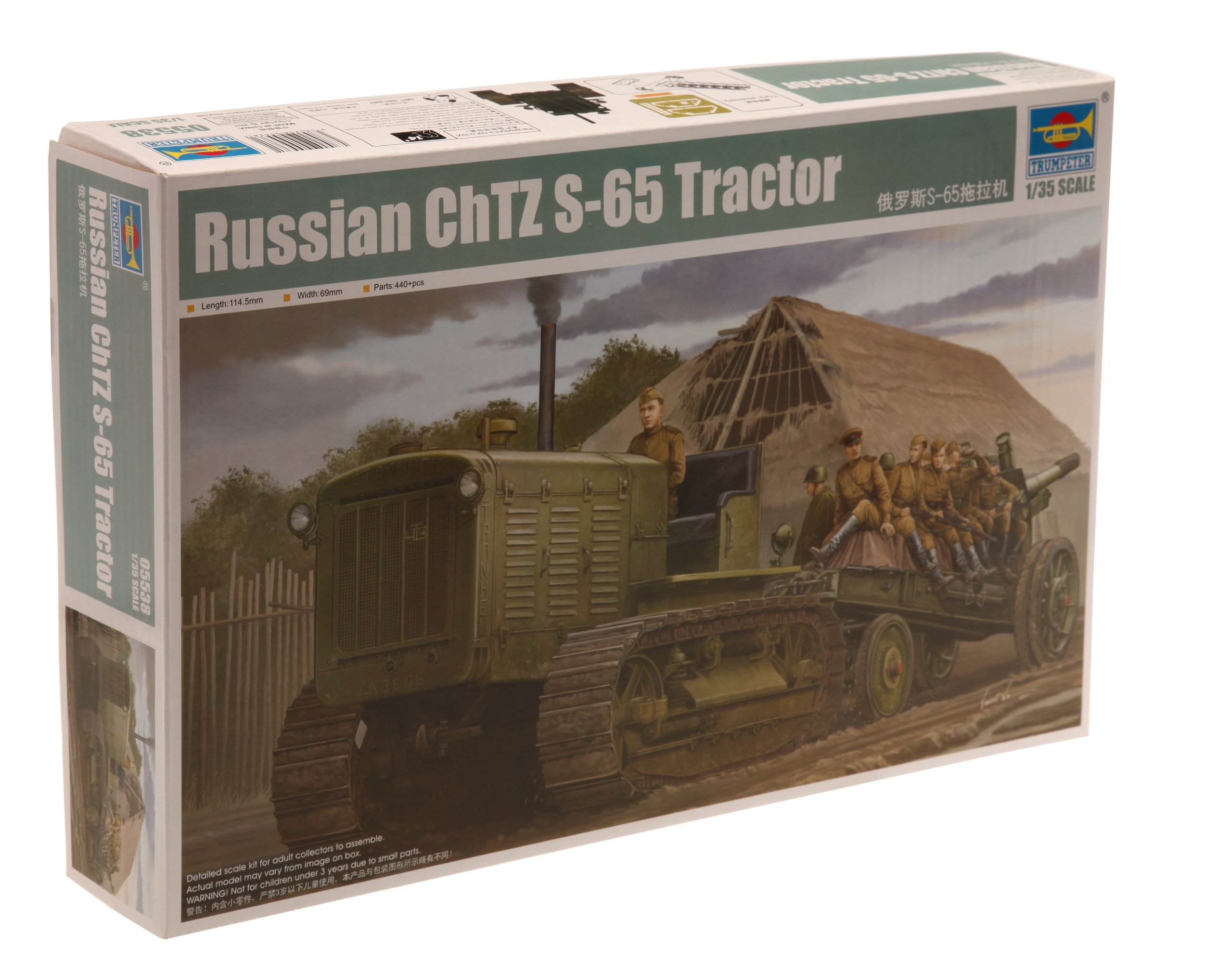 Trumpeter 1:35 - Chelyabinsk ChTZ S-65 Tracked Tractor