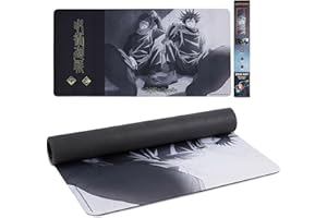 Culture Fly Large Gaming Mouse Pad (31" x 15") - Jujutsu Kaisen Extended XL Computer Desk Mat, Cool Anime Keyboard Deskmat, Big Desktop Deskpad for Gamer, Long Oversized PC Mousepad for Laptop
