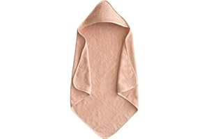 mushie Baby Hooded Towel | Organic Cotton (Blush)