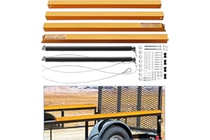 BYLOT 40101042GS Lift Assist System Compatible with Tailgate Utility Trailer Gate and Ramp 2 Sided