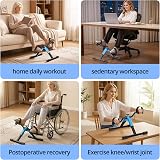 RYGEO Mini Exercise Bike for Arm & Leg Workouts - Home/Office Use view 6
