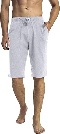 mens cotton yoga shorts