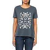 Lucky Brand Women's Mirror Floral Classic Crew