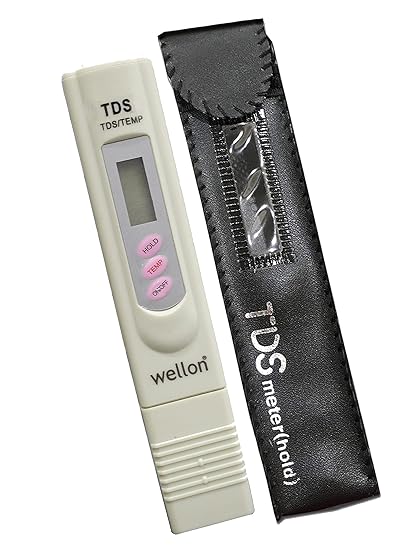 Wellon Digital LCD TDS Meter for RO Filter Purifier Water Quality Tester(Random Color) - 1 Pcs