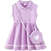 Little Toddler Girl Sporty Dress Summer Clothes Ruffle Sleeveless Kids Dresses Sport Causal Beach Sundress Girl Outfits