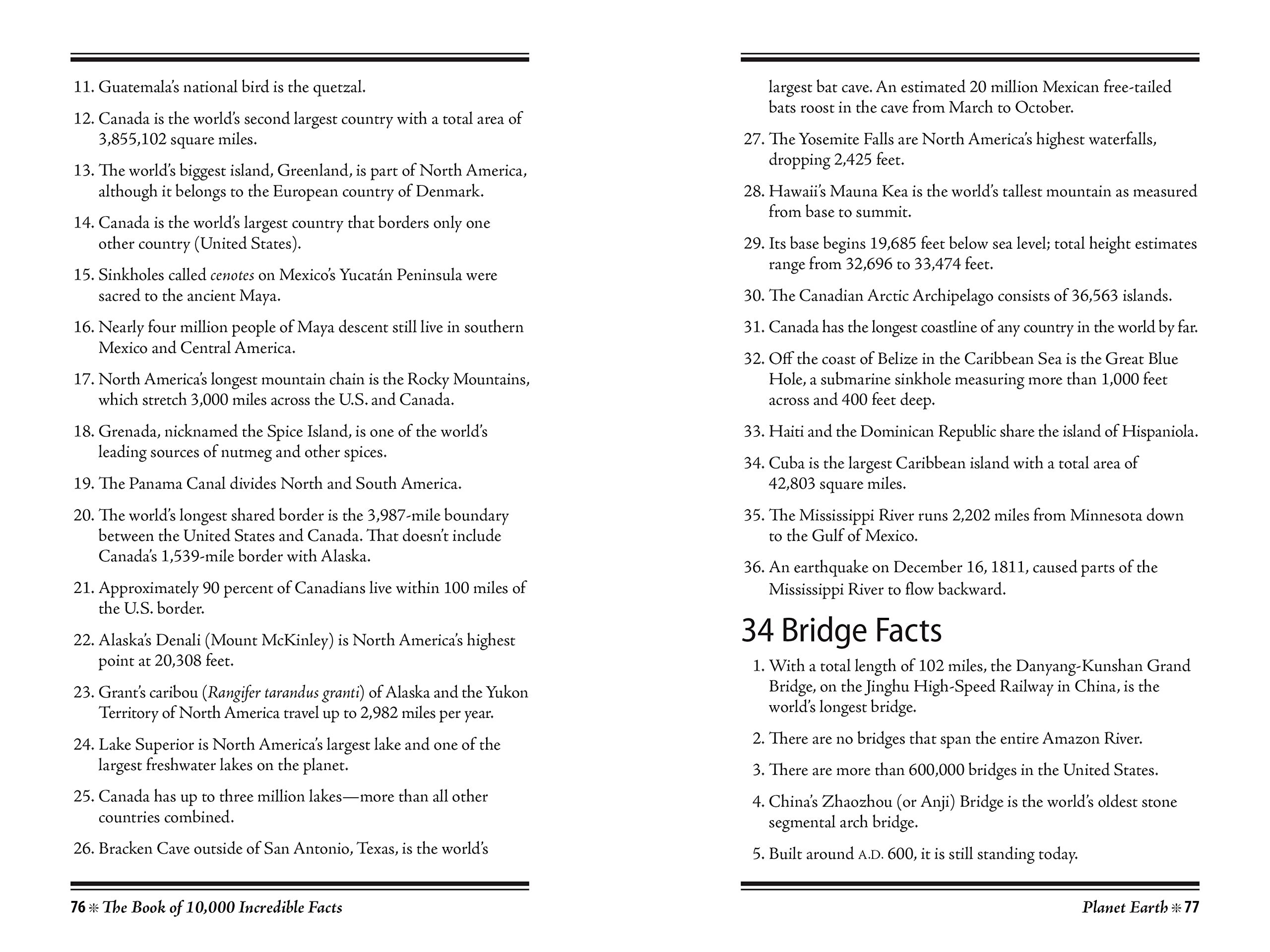The Book of 10,000 Incredible Facts