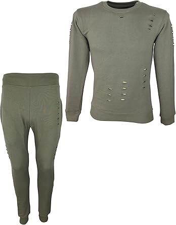 mens crew neck tracksuit