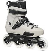 Rollerblade Twister 90R Men's Adult Urban Inline Skate, White/Smoke/Black, Performance Inline Skates