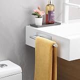 ALOECO Self Adhesive Towel Rail 28 cm Stainless Steel 304 Brushed Silver view 6
