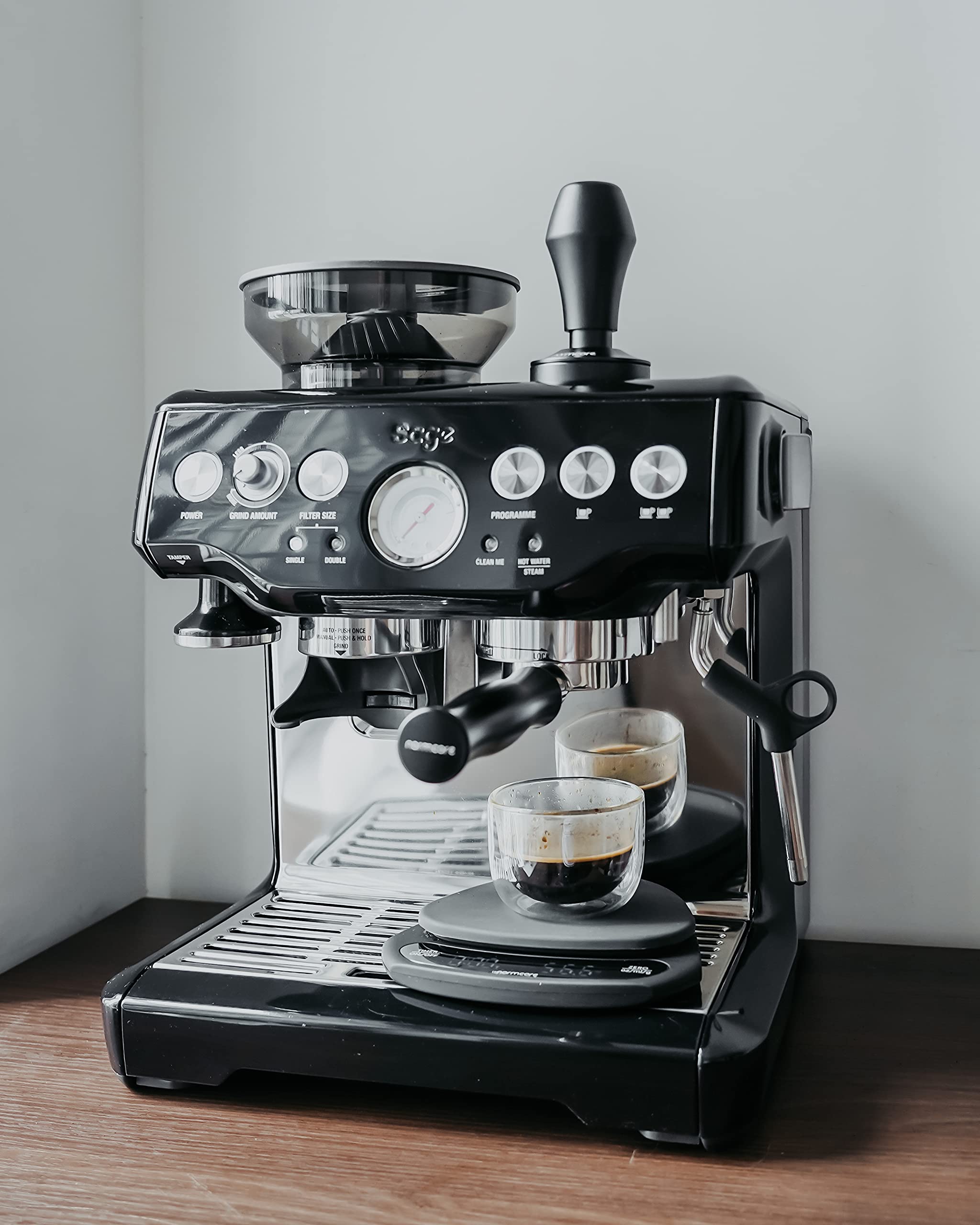 Normcore 54mm Bottomless Portafilter, Naked Portafilter Fits Breville Sage Barista Express Machines, 18g Filter Basket Included