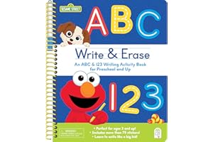 Sesame Street Write & Erase ABC and 123