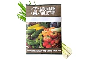 MOUNTAIN VALLEY SEED COMPANY Lemon Grass Seeds for Planting Outdoor - 250 Mg Packet - Non-GMO, Heirloom Culinary Herb Garden Lemongrass Seeds - Cymbopogon citratus