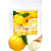 YAMASAN KYOTO UJI Japanese Yuzu Juice Powder Citrus Seasoning 1.7oz | Premium Kochi Yuzu Fruit Powder for Drinks, Baking &amp; Salad, Gluten-Free, Non-GMO 50g