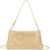 Valleycomfy Bling Evening Clutch Bag for Women Lady Girl Bride Rhinestone Purse For Prom Cocktail Party Wedding Engagement