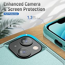 Warsia for iPhone 14 Case,iPhone 13 Case, with