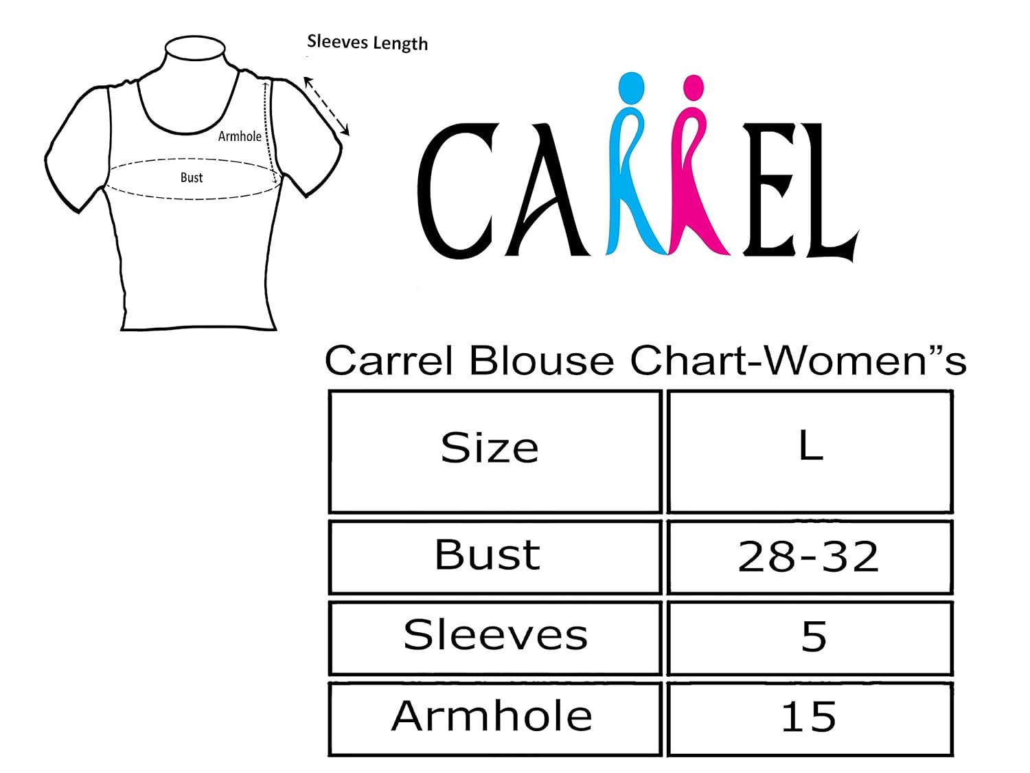 carrel women lycra fugi foil fabric round neck half sleeves blouse