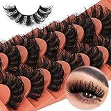 Mink Lashes Fluffy False Eyelashes 20mm Full Wispy