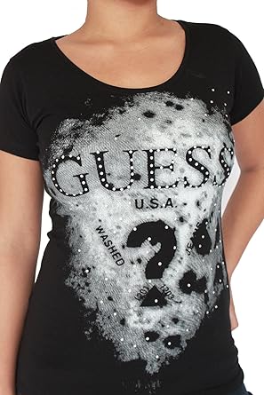 amazon tee shirt guess femme