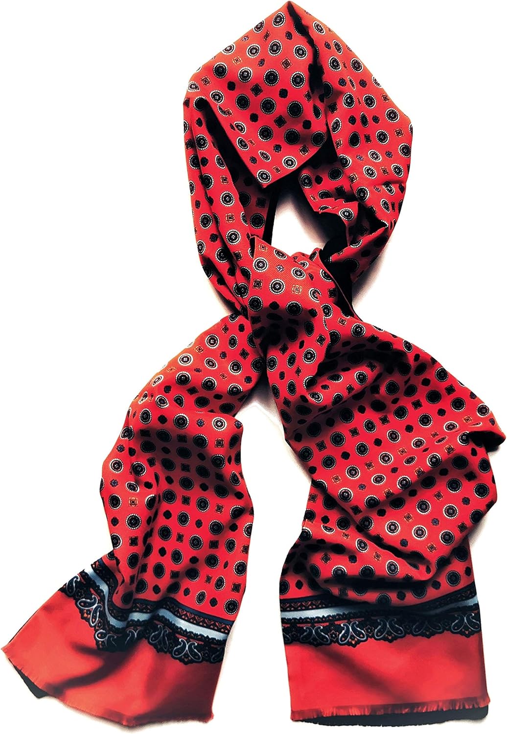 red paisley scarf