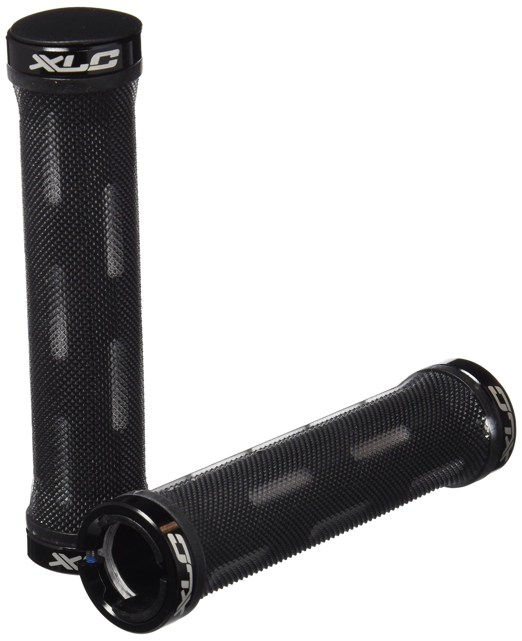 XLC GR-S06 2501583600 Grips Transparent Black/Transparent 135 mm