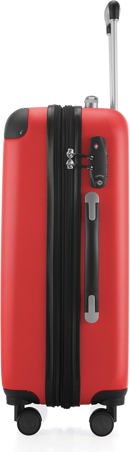 Hauptstadtkoffer Spree - Cabin Luggage, 55 × 35 × 20 cm for All Airlines Travel Suitcase, Hard Shell Trolley, Carry-On Suitcase, Red - Image 5