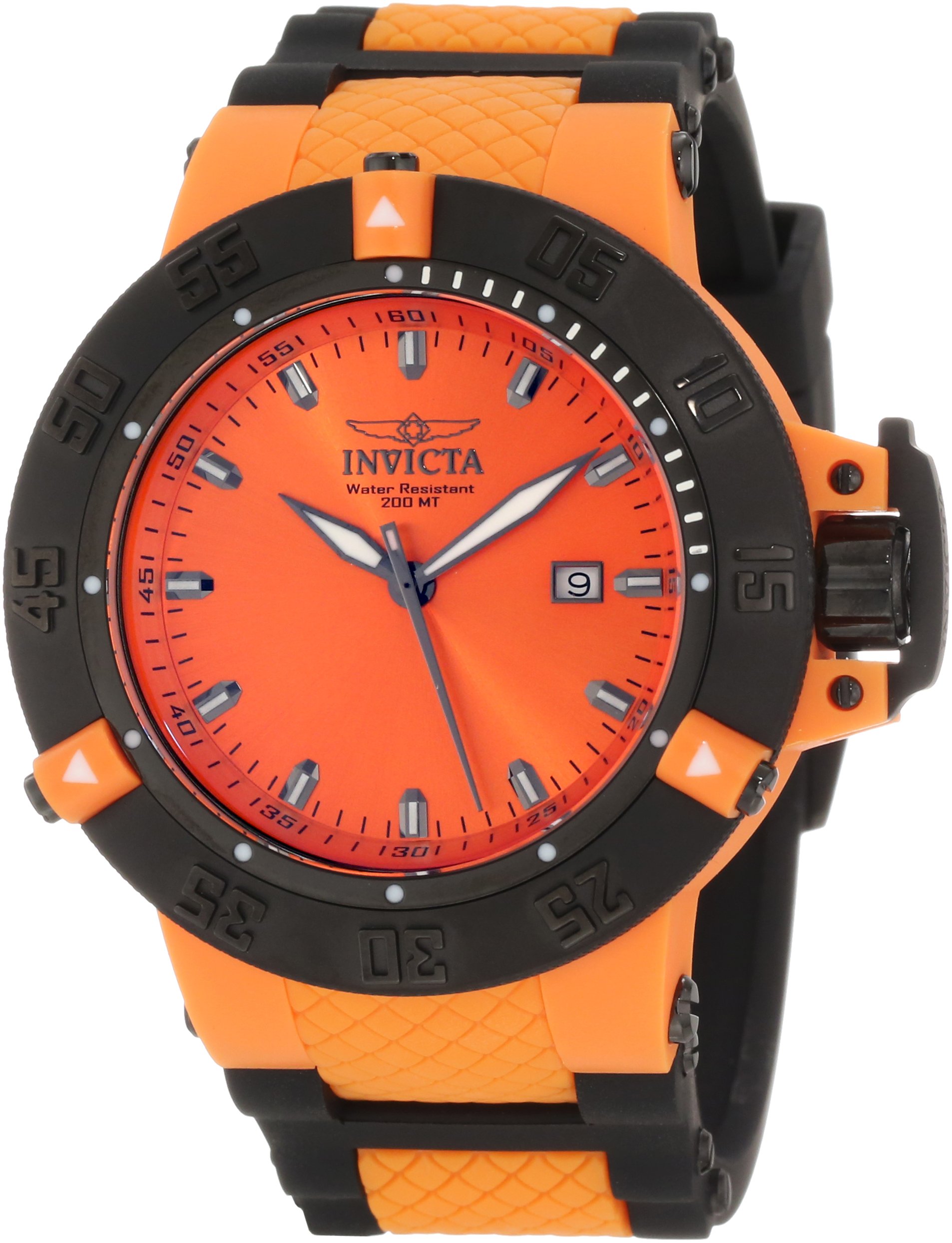 Invicta Men's 10122 Subaqua Noma III Orange Sunray Dial Watch