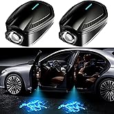 Car Door Lights,Door Lights Logo Projector Rechargeable,Car Door Projector Lights,HD Car Welcome Light for Cars Use At Night 2pcs. (for Blue Horse)