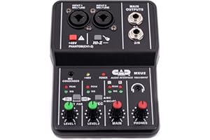 CAD Audio MXU2 2-Channel Mixer with Built-in USB Interface