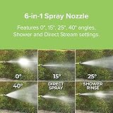 High Street TV Jet Hawk Cordless Portable Pressure Washer 6-in-1 Kit view 5