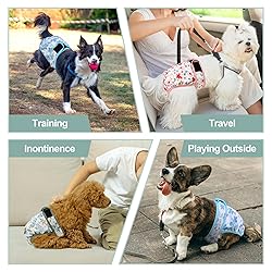 Grecle Washable Female Dog Diapers (3 Pack) - No