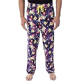 Bioworld SpongeBob SquarePants Men's Space Chase Adult Lounge Sleep Pajama Pants