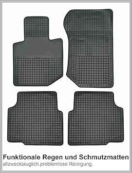 Autoteppich Fussmatte Passform Gummimatte 4-teilig für Golf VII 7 Sportsvan ab Bj. 03/2014