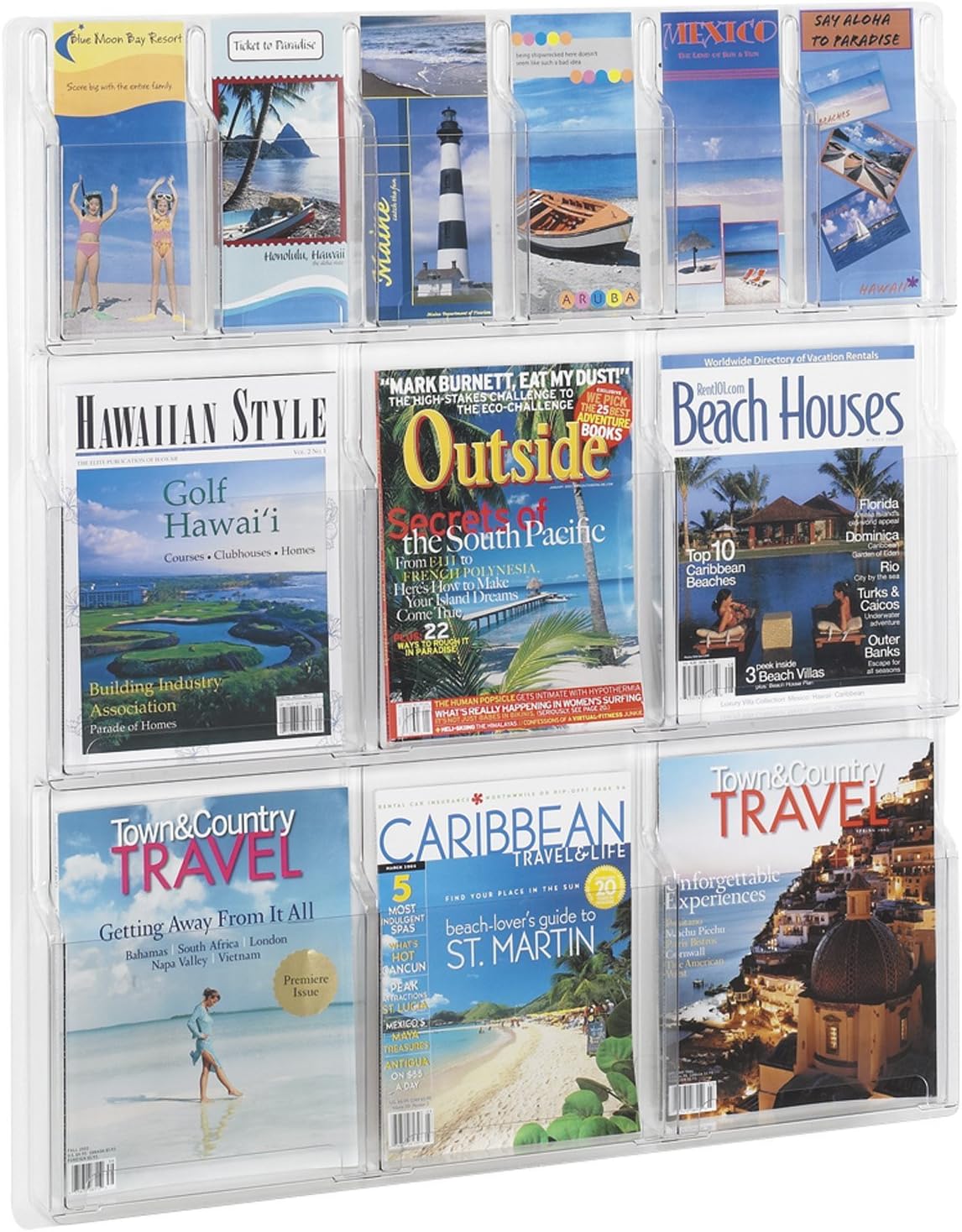 SAFCO Reveal A4/ DL Pocket Display - Clear, Transparent, A4/DL