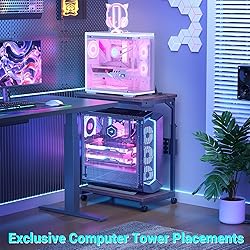 Besiost Computer Tower Stand with Power