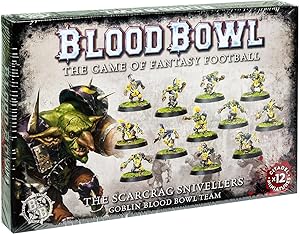 Blood Bowl The Game of Fantasy Football The Scarcrag Snivellers Goblin Team (12 Miniatures)