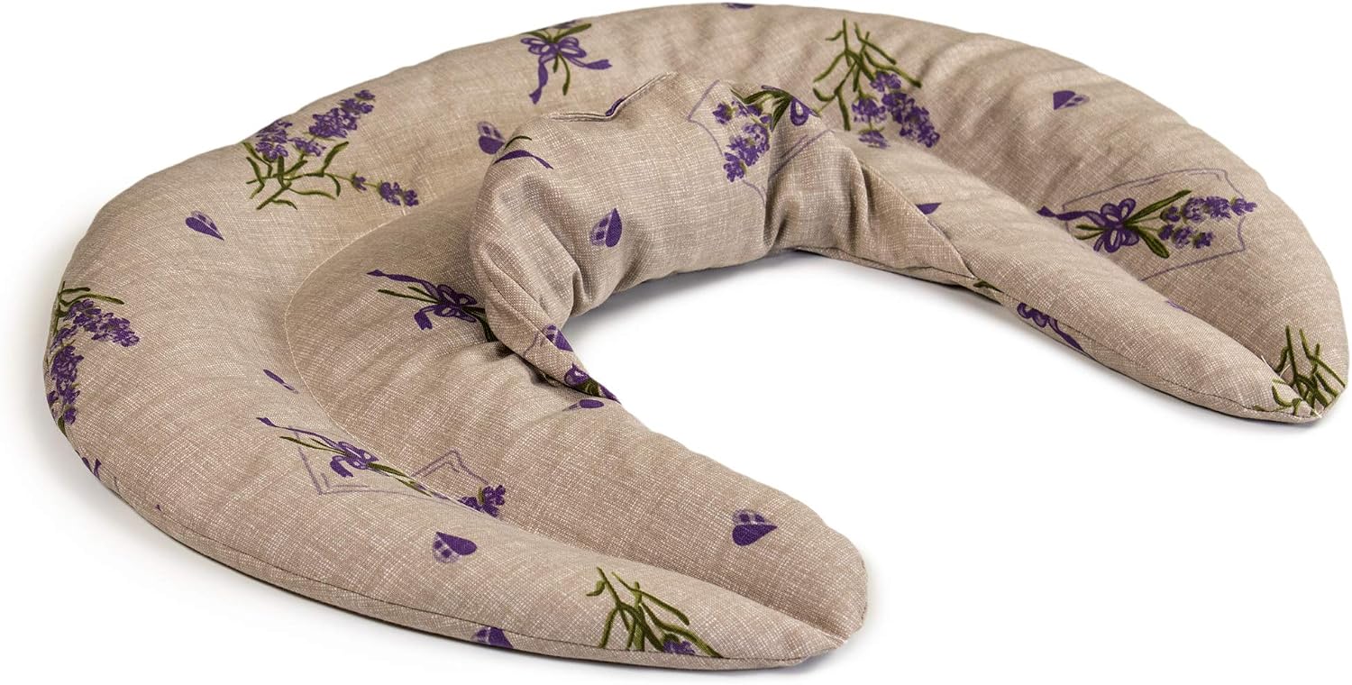 Neck Pillow Country Style Romance - Hot Cherry Pit Pillow - Heating Pad and Cooling Bag - Cherry Stone - Microwavable - Image 5