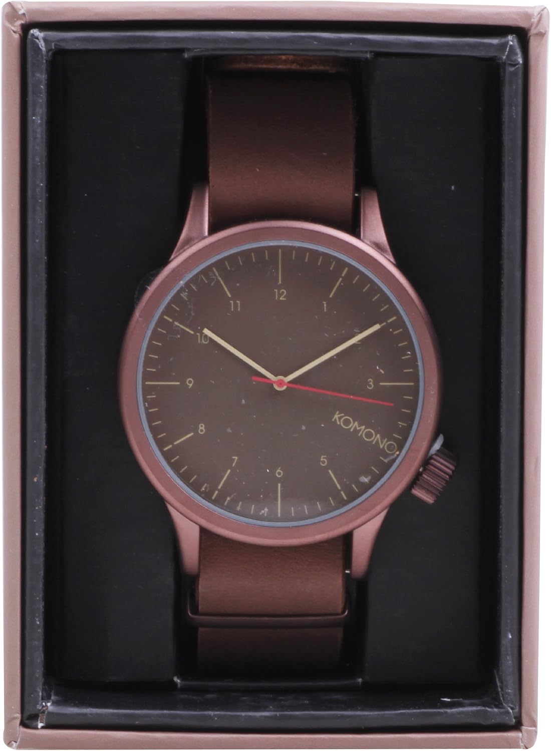 Komono KOM-W1902 - Reloj, Correa de Cuero Color marrón ...