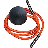 Tiger Tail Tiger Ball 2.6 Foam Roller Ball + 47” Corded Rope – Deep Tissue Massage Ball: Feet, Legs, Neck, Back – Trigger Point Massage Therapy – Relieve Muscle Soreness – Muscle Recovery