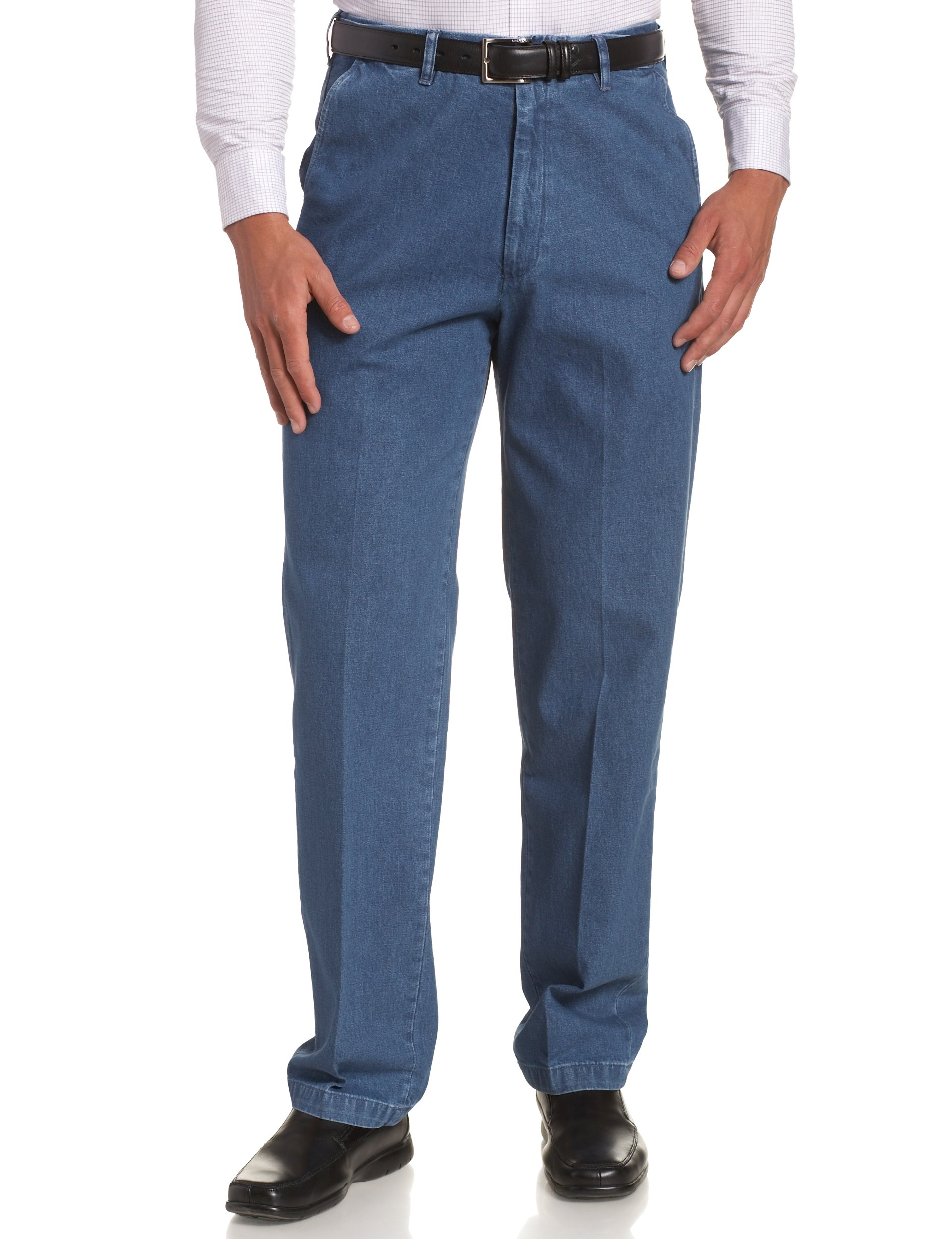 Haggar Men's Big & Tall No-Iron Denim Pant- Buy Online in United Arab Emirates at desertcart.ae 