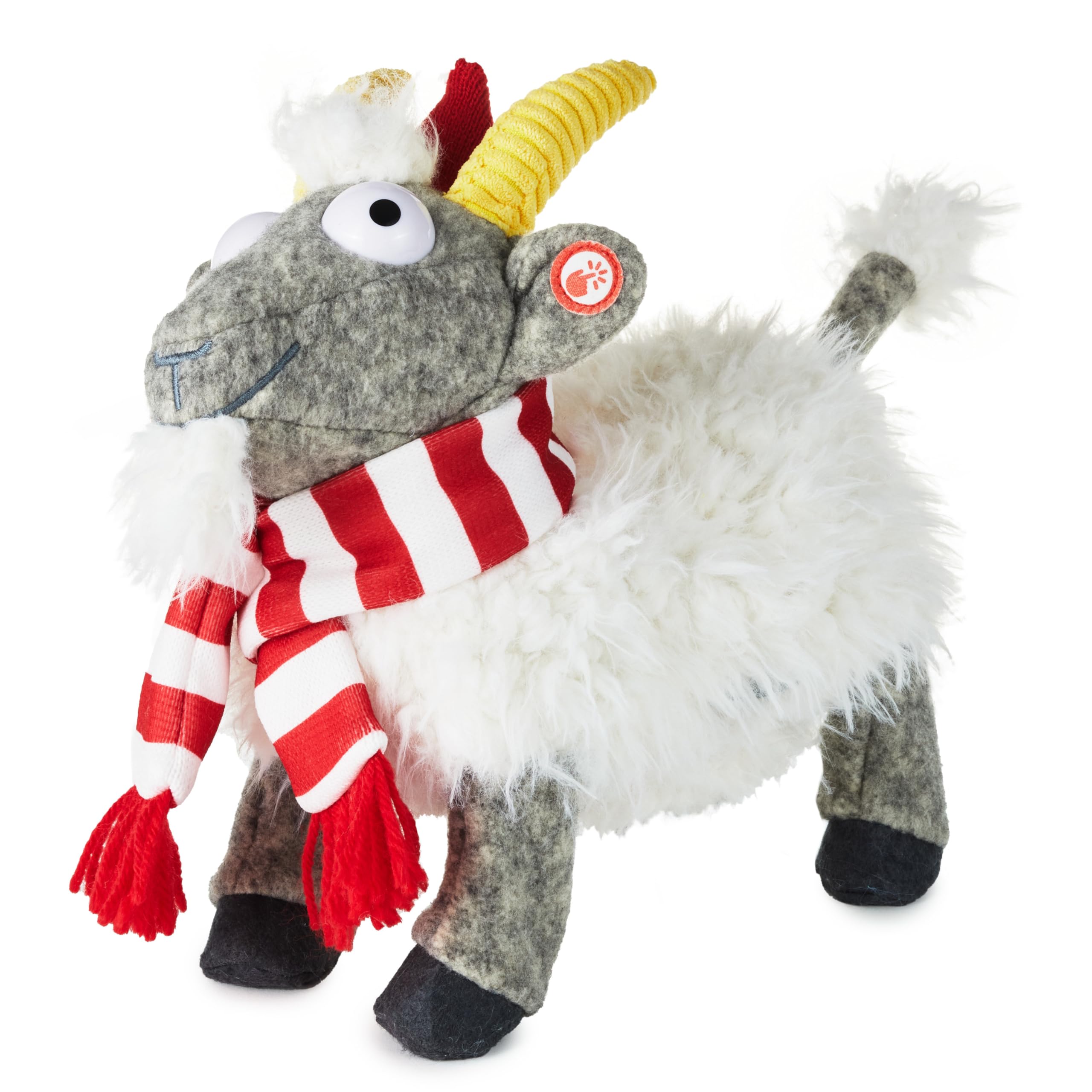 Hallmark Musical Plush Stuffed Animal with Sound and Motion (Season’s Screamings Goat) Funny Gift for Kids, Teens, Friends
