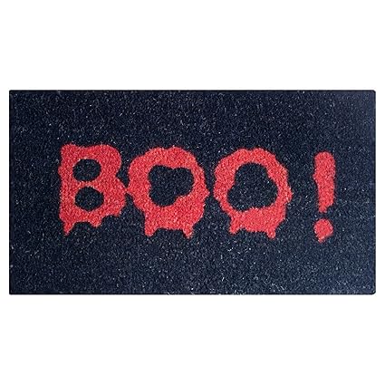 Halloween Boo Door Mat