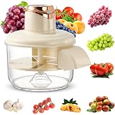 Automatic Electric Peeler Machine for Grapes, Garlic &amp; Cherry Tomatoes - 20s Fast Skin Remover, Rechargeable &amp; Easy to Clean for Home &amp; Commercial Kitchen Use