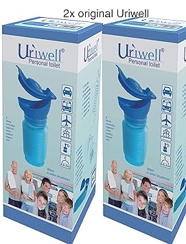 Doppelpack Uriwell - 2x 800ml Mobilurinal wiederverwendbar