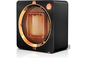 Electric Space Heater, Energy Efficient Portable Space Heaters for Indoor Use, PTC Ceramic Small Desk Heater, Overheating & T